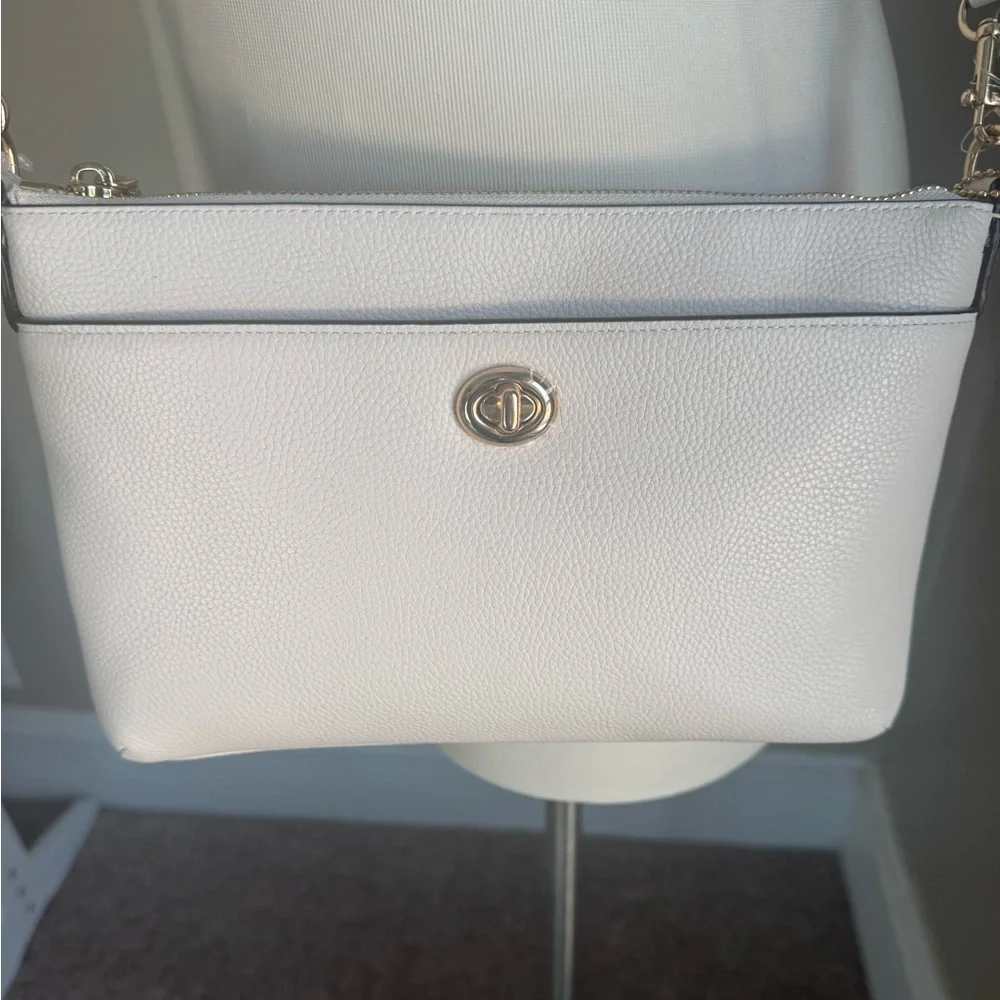 COACH Polished Pebble Polly Crossbody - Picture 4 of 10